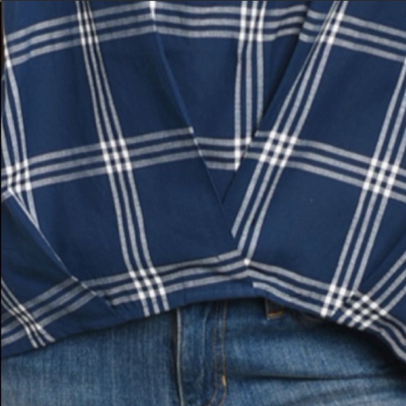 plaid top-NEW - Picture 4 of 4